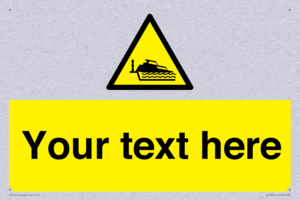 Custom warning grounding cruiser on lock cill